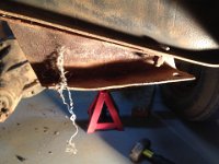 bracket for gas tank install